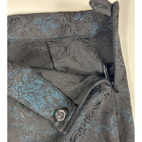 Saks Fifth Avenue Black Label Trouser Ankle Pants Shimmer Size‎ 10 Holiday - Picture 6 of 11